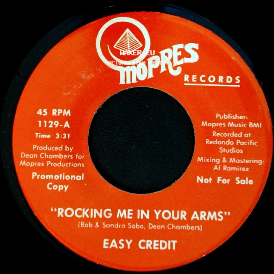 Easy Credit - Listen To Your Heart / Rocking Me In Your Arms side B