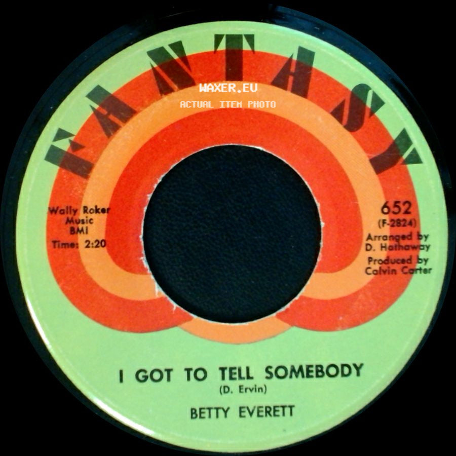 Betty Everett - I Got To Tell Somebody / Why Are You Leaving Me? side A