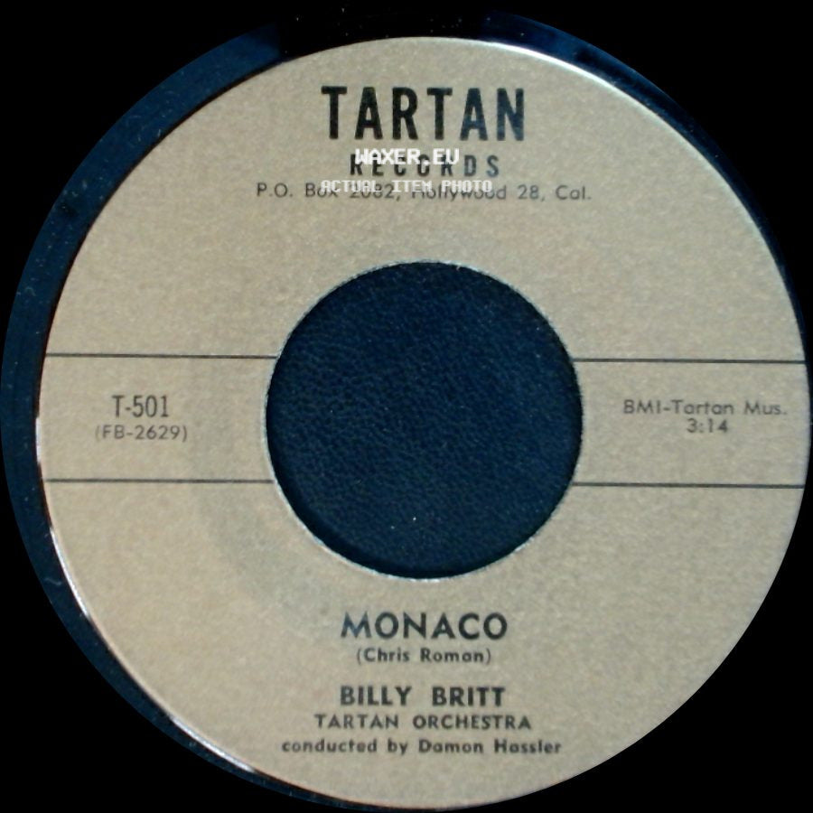 Billy Britt / Tartan Orchestra / Billy Britt - Nights Enchanted / Monaco side B