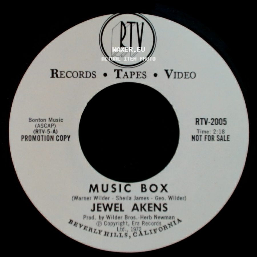 Jewel Akens - Music Box / Over And Over side A