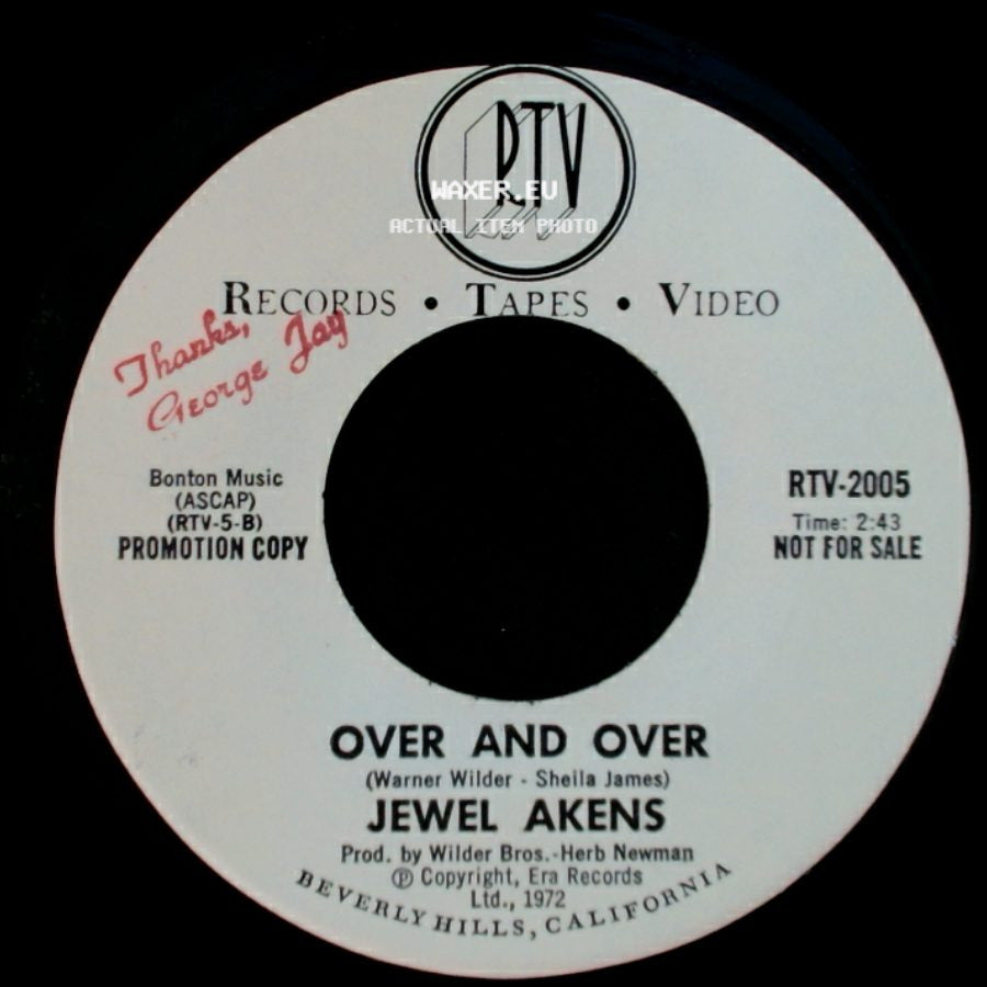 Jewel Akens - Music Box / Over And Over side B