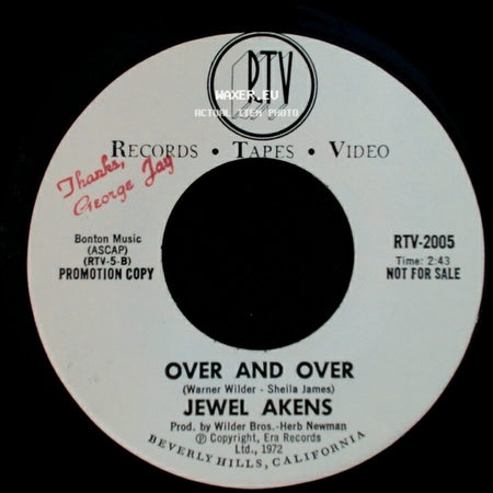 Jewel Akens - Music Box / Over And Over side B