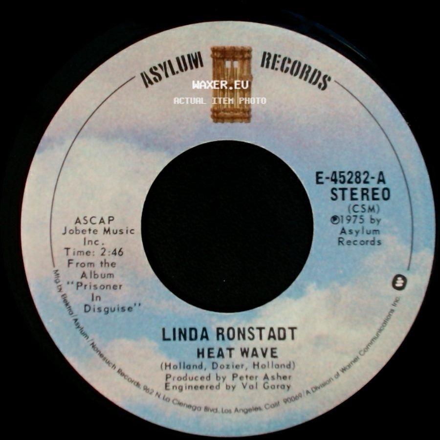 Linda Ronstadt - Love Is A Rose / Heat Wave side B