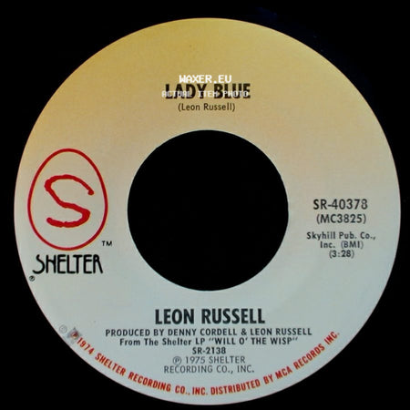 Leon Russell - Laying Right Here In Heaven / Lady Blue side B