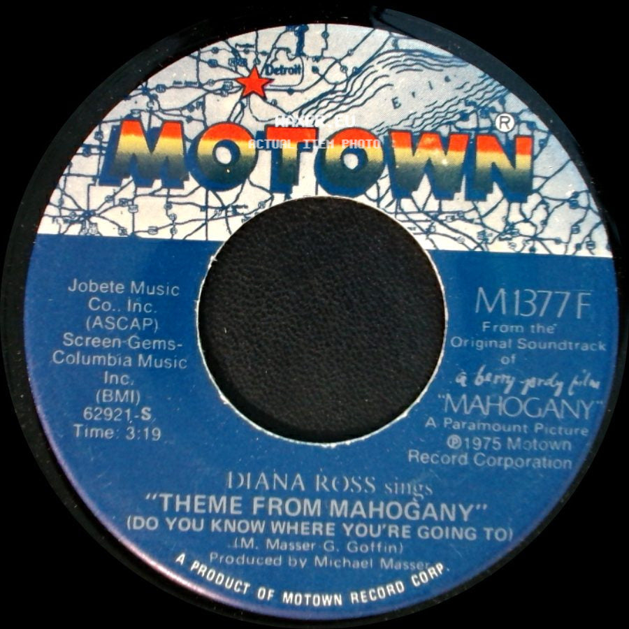 Diana Ross - No One's Gonna Be A Fool Forever / Theme From Mahogany (Do You Know Where You're Going To) side B