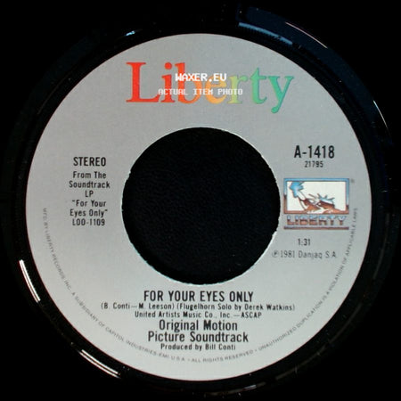 Sheena Easton - For Your Eyes Only / For Your Eyes Only side A