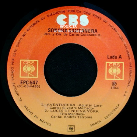 Sonora Santanera - Unknown Title A / Unknown Title B side A