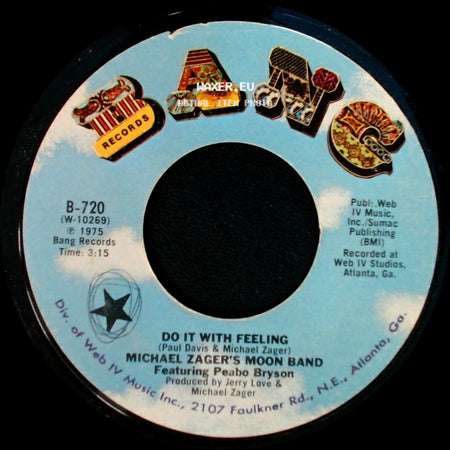 Michael Zager's Moon Band Featuring Peabo Bryson - This Is The Life / Do It With Feeling side B