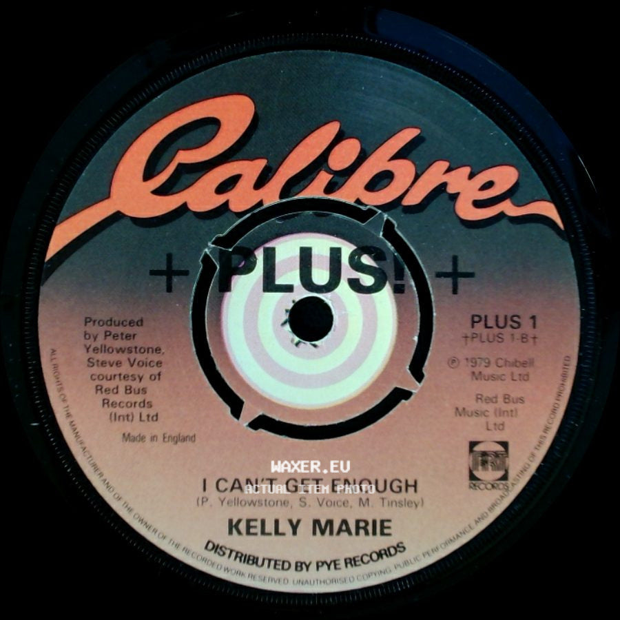 Kelly Marie - I Can't Get Enough / Feels Like I'm In Love side A