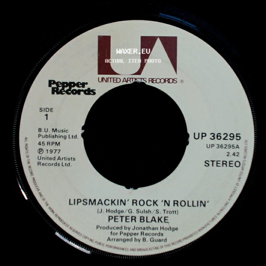 Peter Blake - Lipsmackin' Rock 'n Rollin' / Clever Dick side A