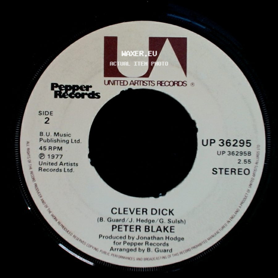 Peter Blake - Lipsmackin' Rock 'n Rollin' / Clever Dick side B