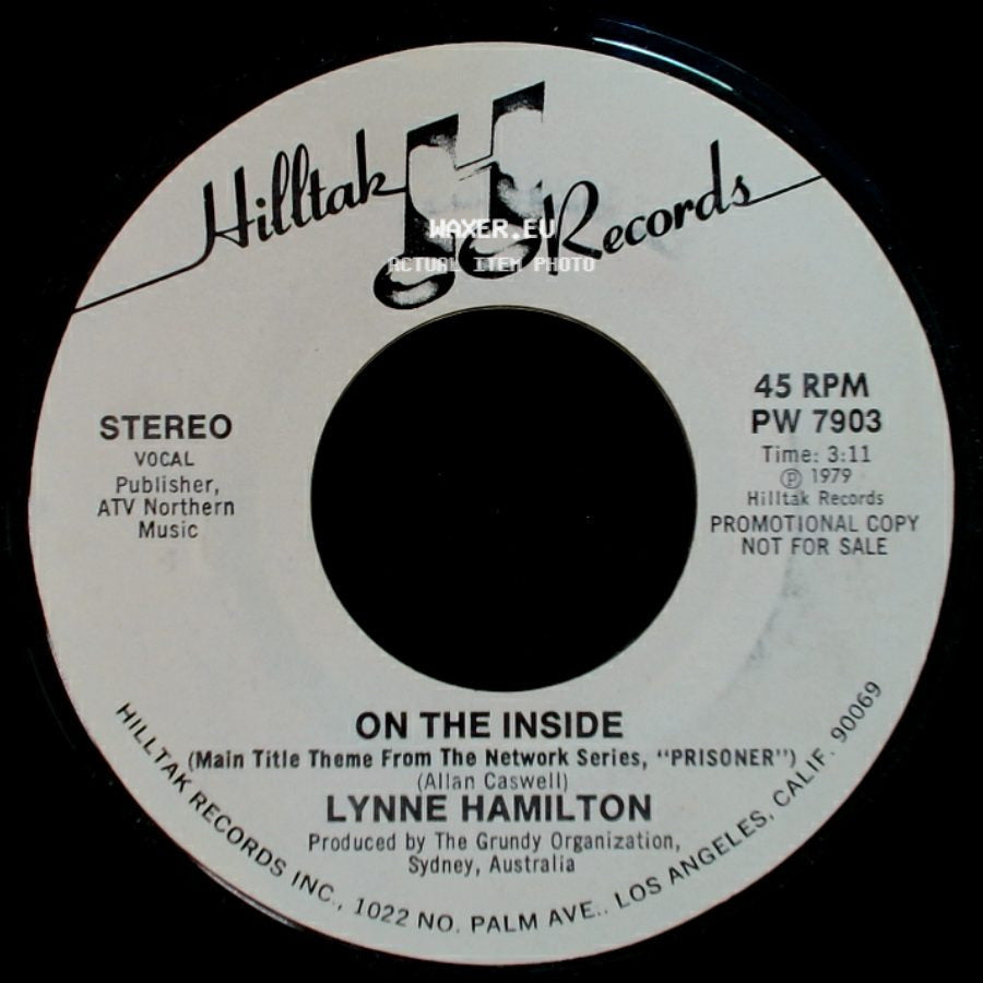 Lynne Hamilton - On The Inside (Main Title Theme From The Network Series, 'prisoner') / On The Inside side A