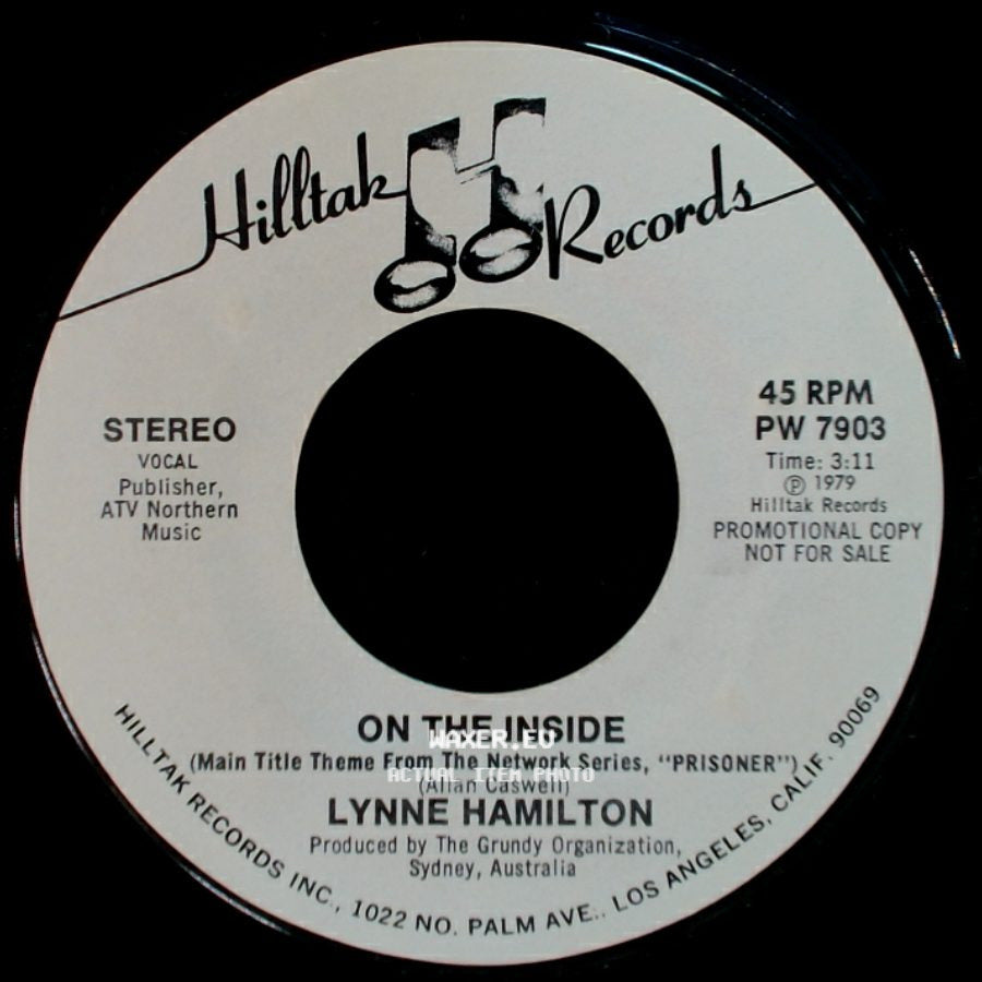 Lynne Hamilton - On The Inside (Main Title Theme From The Network Series, 'prisoner') / On The Inside side B