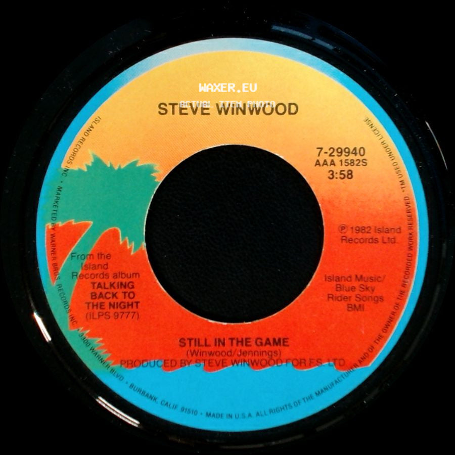 Steve Winwood - Dust / Still In The Game side B