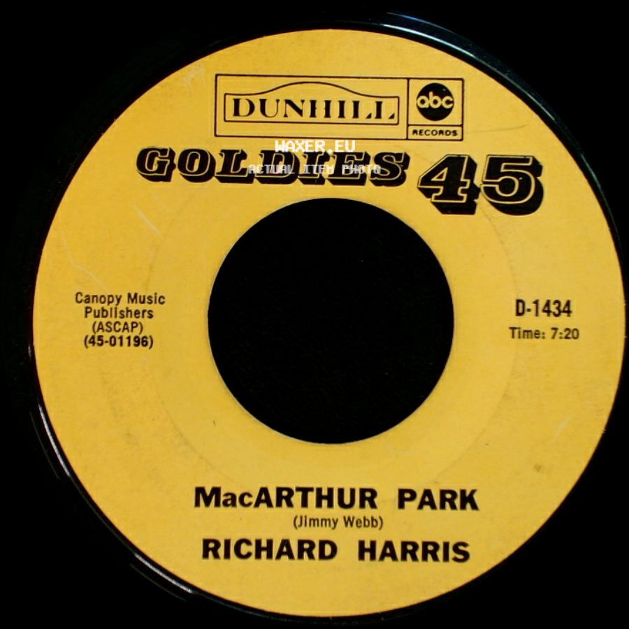 Richard Harris - Macarthur Park / The Yard Went On Forever side A
