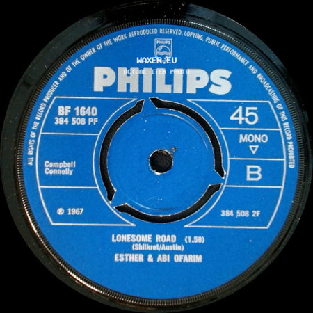 Esther & Abi Ofarim - Lonesome Road / Cinderella Rockefella side A
