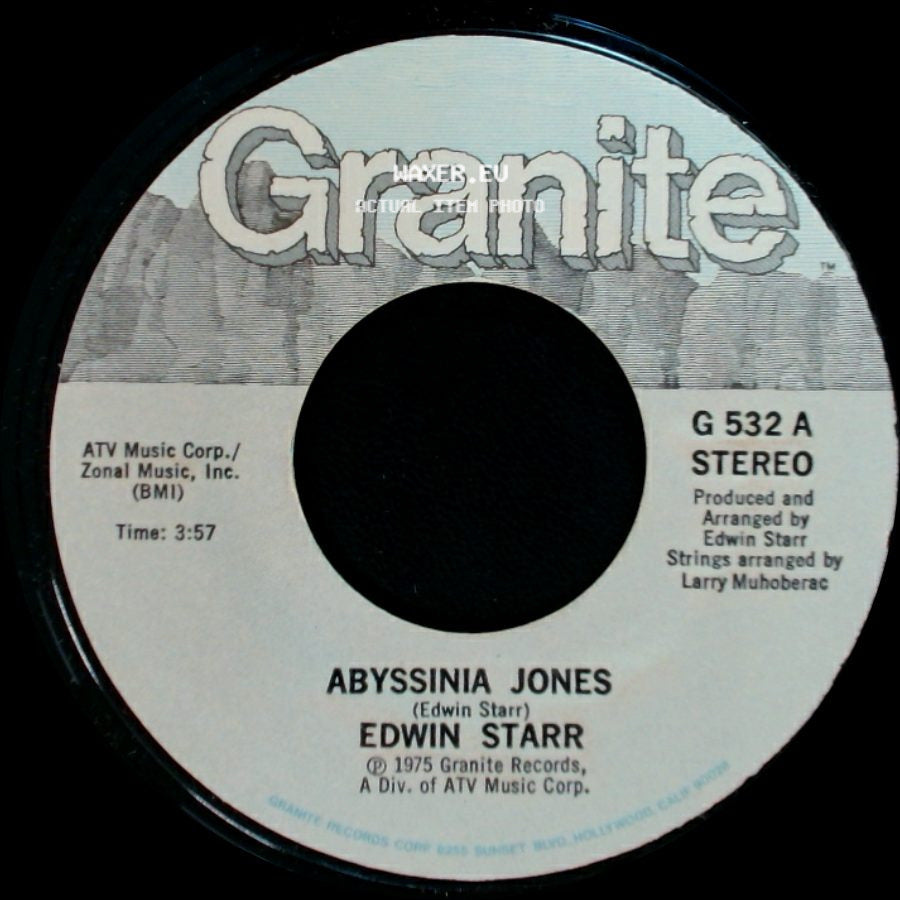 Edwin Starr - Abyssinia Jones / Beginning side A