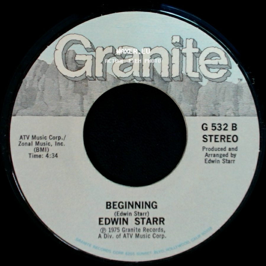 Edwin Starr - Abyssinia Jones / Beginning side B
