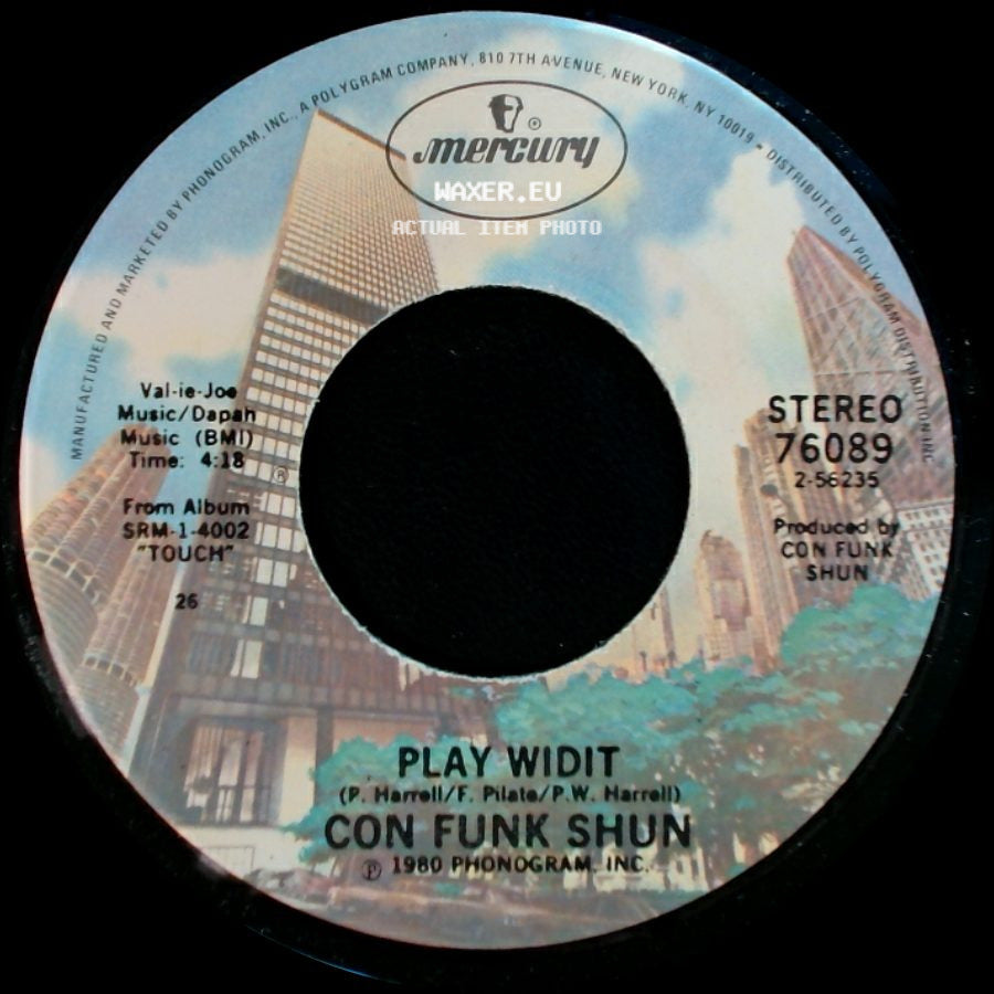 Con Funk Shun - Play Widit / Too Tight side A