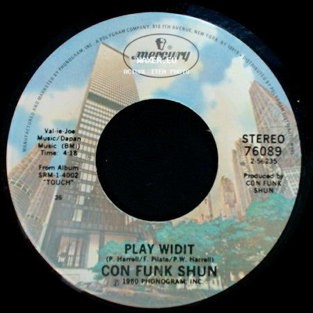 Con Funk Shun - Play Widit / Too Tight side A