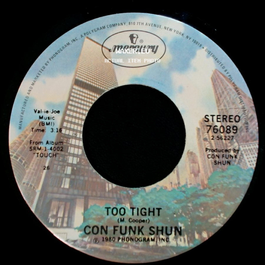 Con Funk Shun - Play Widit / Too Tight side B