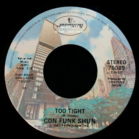 Con Funk Shun - Play Widit / Too Tight side B