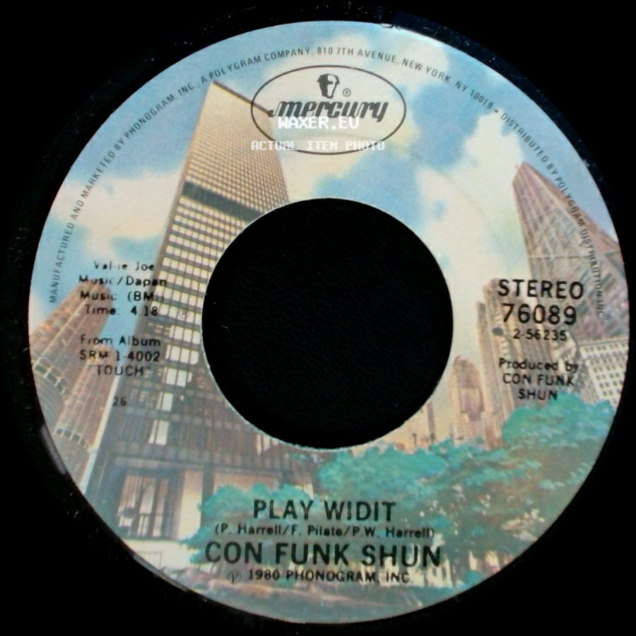 Con Funk Shun - Play Widit / Too Tight side A
