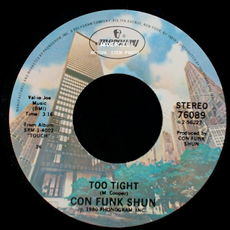 Con Funk Shun - Play Widit / Too Tight side B