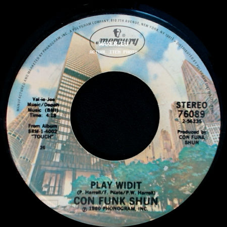 Con Funk Shun - Play Widit / Too Tight side A