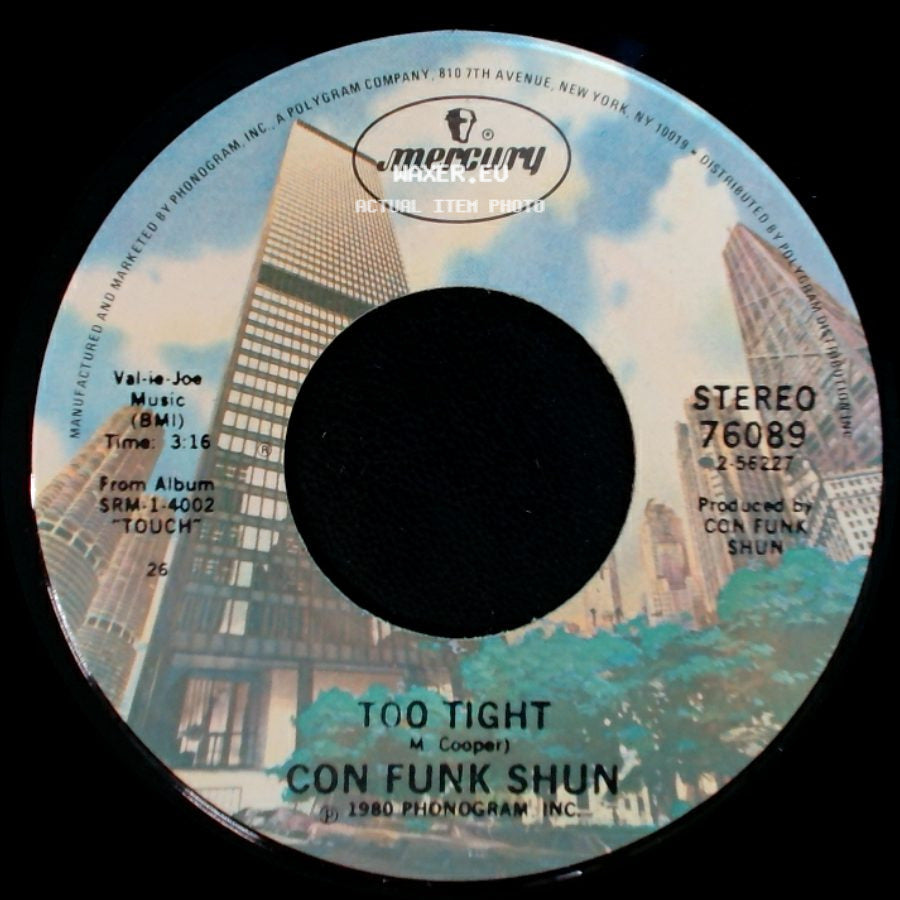 Con Funk Shun - Play Widit / Too Tight side B
