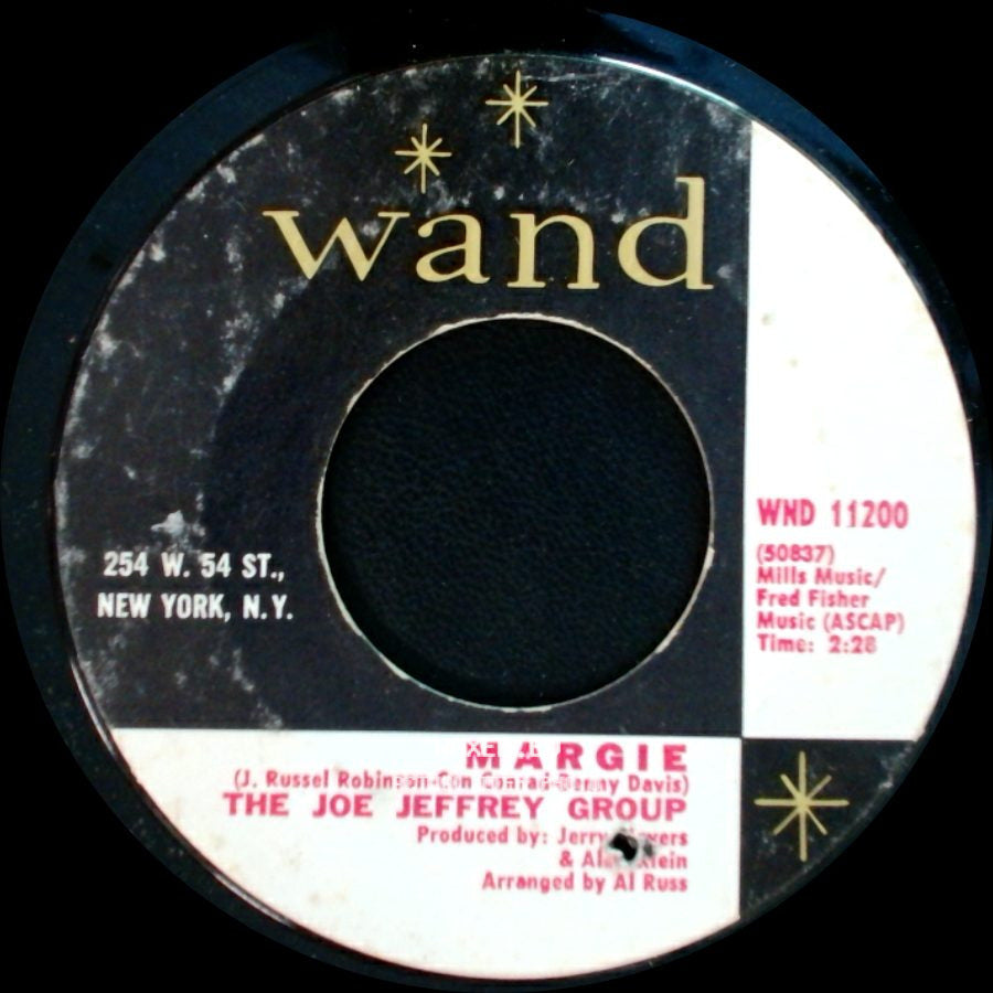 The Joe Jeffrey Group - Margie / My Pledge Of Love side A