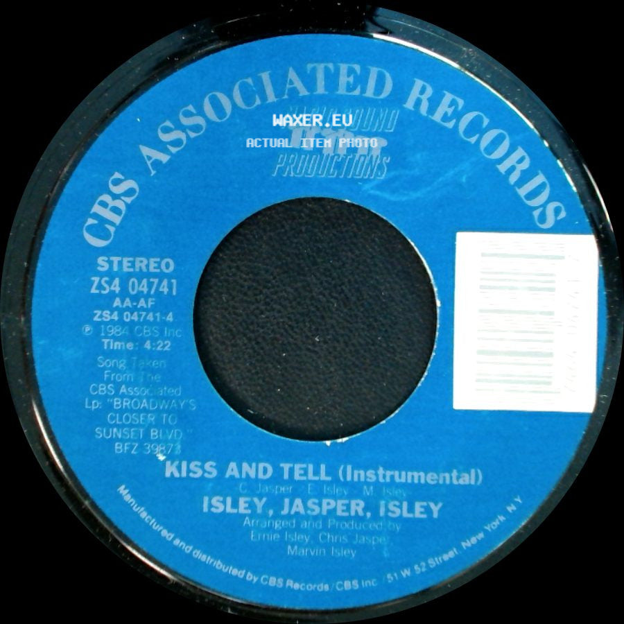 Isley, Jasper, Isley - Kiss And Tell (Instrumental) / Kiss And Tell side A