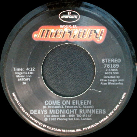 Dexys Midnight Runners - Let's Make This Precious / Come On Eileen side B