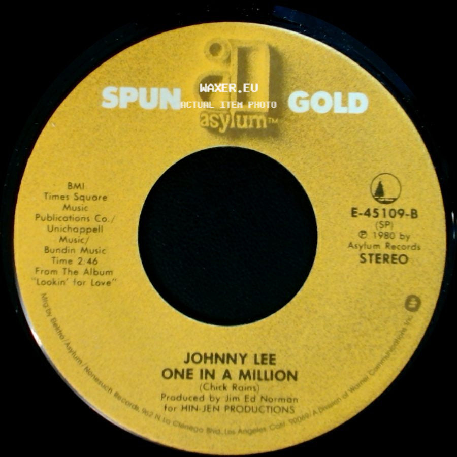 Johnny Lee - One In A Million / Lookin' For Love side A