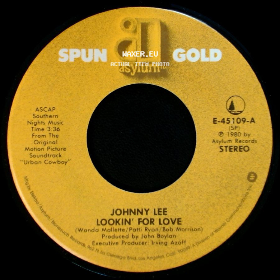 Johnny Lee - One In A Million / Lookin' For Love side B