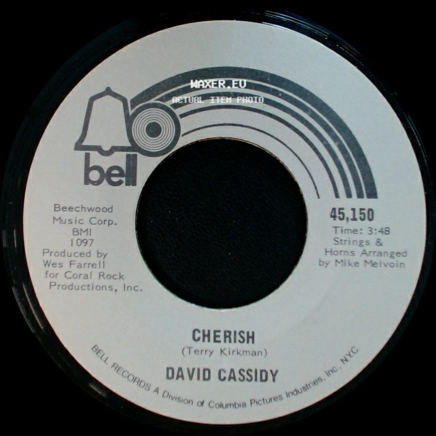 David Cassidy - All I Wanna Do Is Touch You / Cherish side B