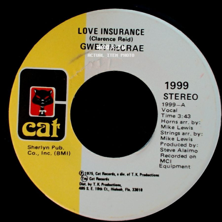 Gwen Mccrae - Love Insurance / He Keeps Something Groovy Goin' On side A
