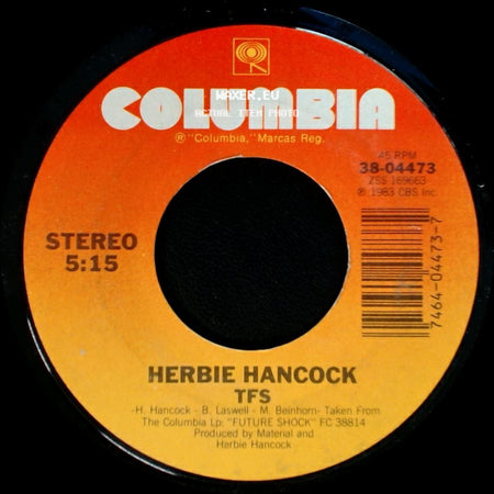 Herbie Hancock - Tfs / Mega-Mix (Includes: Rockit, Autodrive, Future Shock, Tfs, Rough, & Chameleon '84) side A