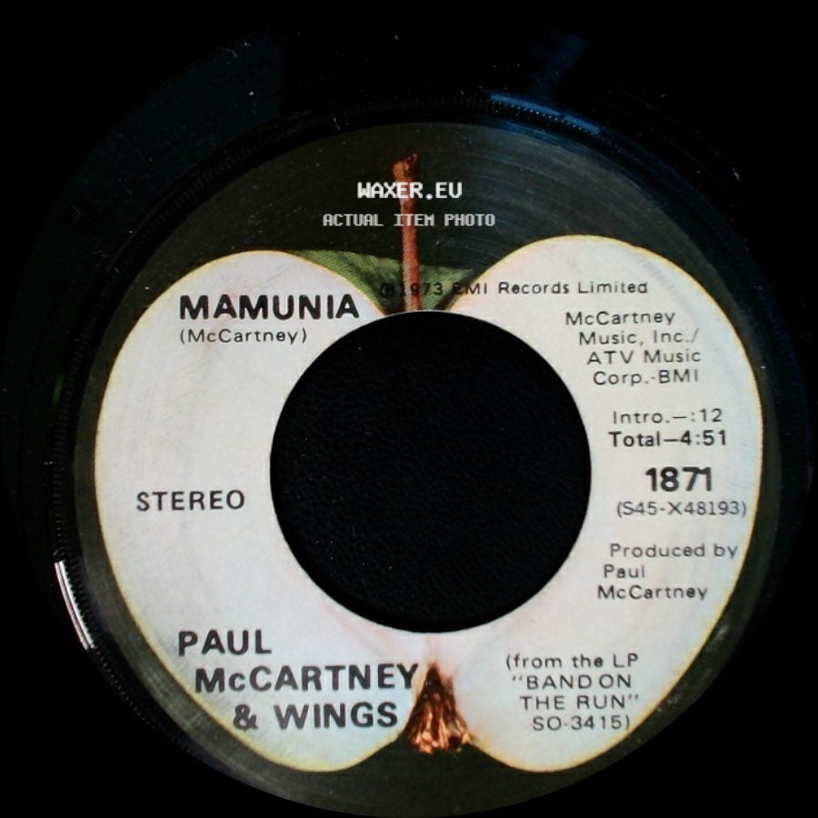 Paul Mccartney & Wings - Jet / Mamunia side B