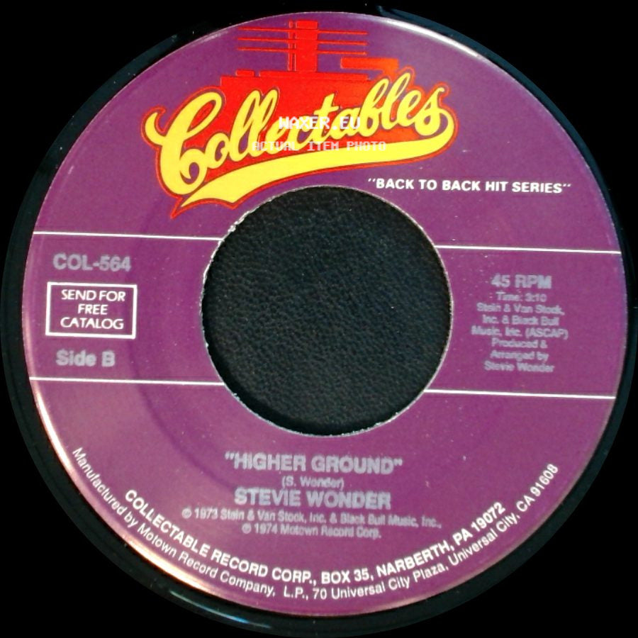 Stevie Wonder - You Are The Sunshine Of My Life / Higher Ground side B
