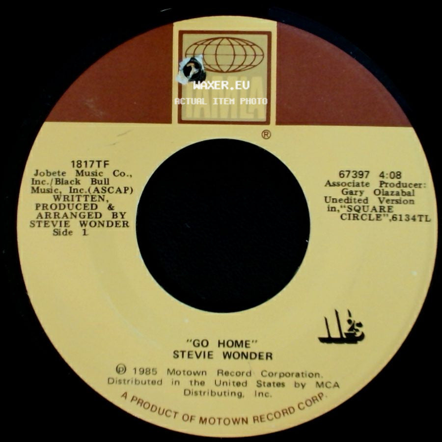 Stevie Wonder - Go Home / Go Home (Instrumental) side A