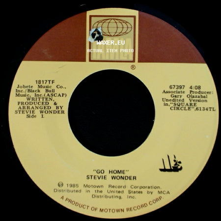 Stevie Wonder - Go Home / Go Home (Instrumental) side A
