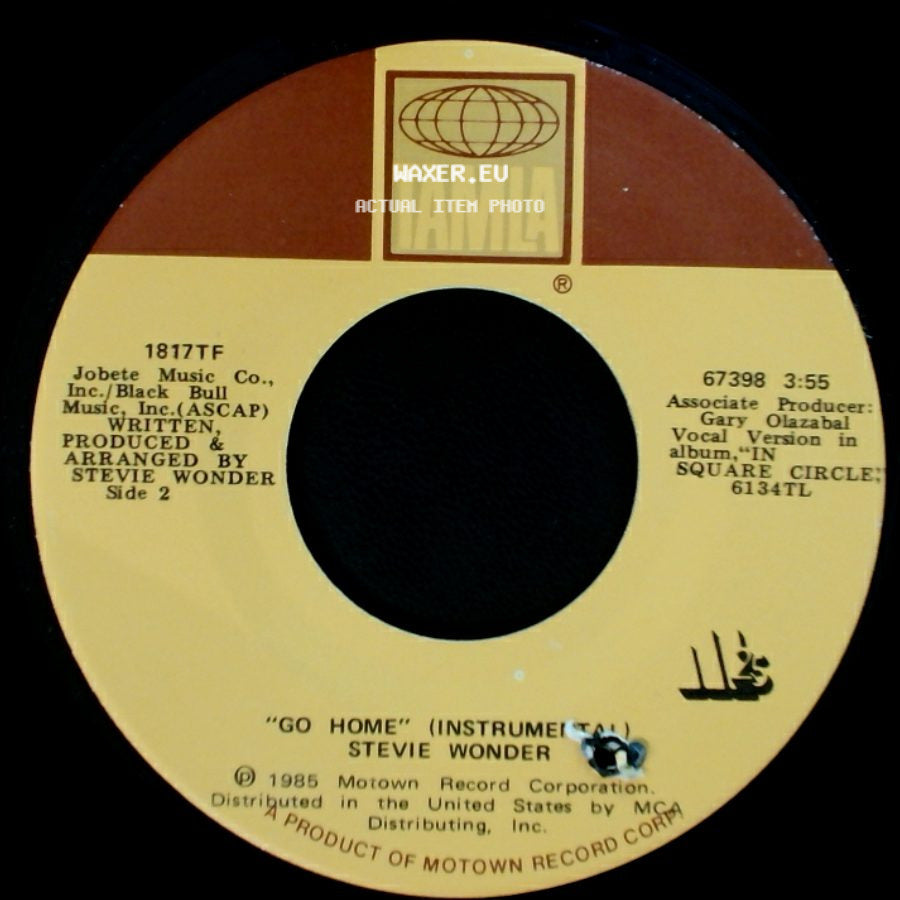 Stevie Wonder - Go Home / Go Home (Instrumental) side B