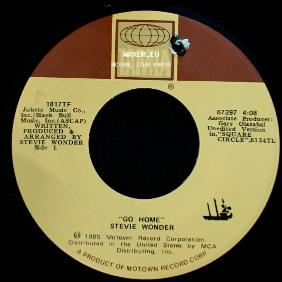 Stevie Wonder - Go Home / Go Home (Instrumental) side A