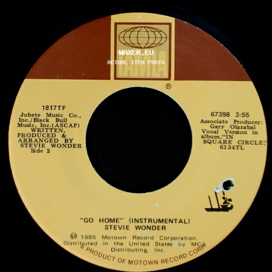 Stevie Wonder - Go Home / Go Home (Instrumental) side B
