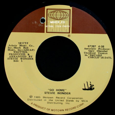 Stevie Wonder - Go Home / Go Home (Instrumental) side A