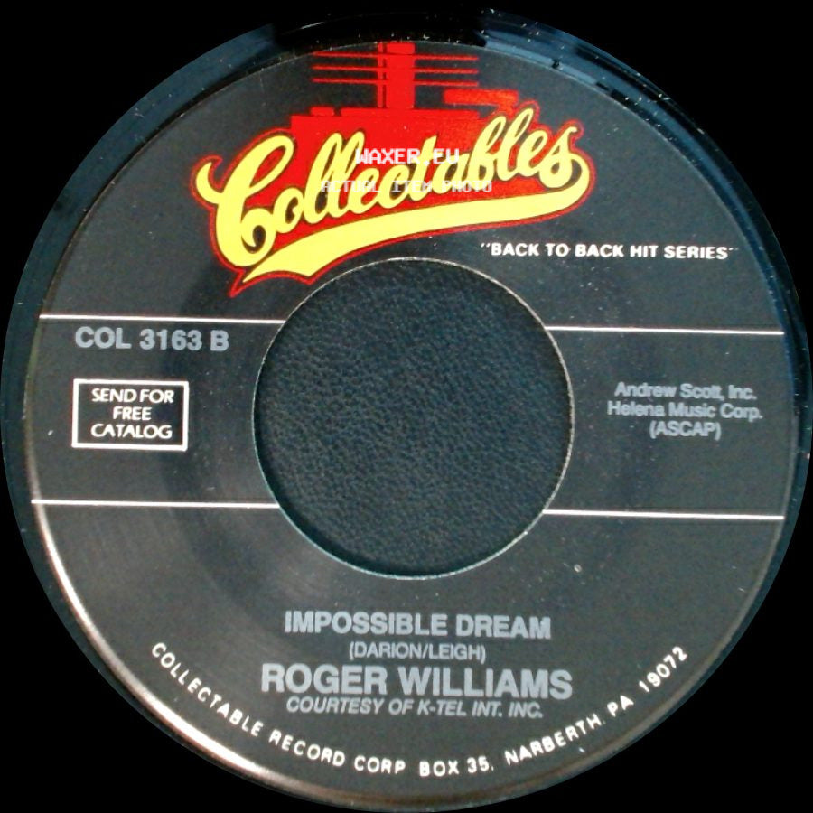 Roger Williams - Impossible Dream / Born Free side A