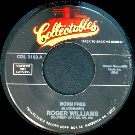 Roger Williams - Born Free / Impossible Dream side A
