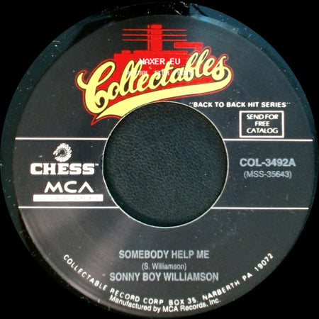 Sonny Boy Williamson - Somebody Help Me / Fattening Frogs For Snakes side A