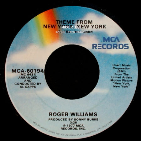 Roger Williams - Theme From New York, New York / Me side A